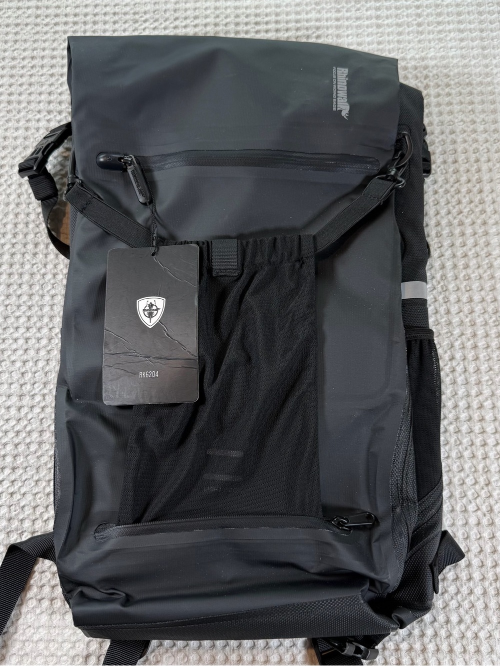Rhinowalk Waterproof Motorcycle Backpack Dry Bag Roll Top Travel Laptop Bag